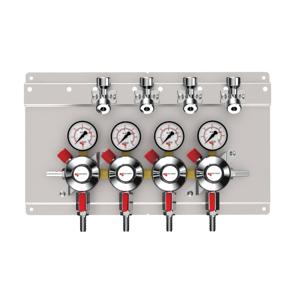 Best Secondary CO2 Keg Beer Regulator Panel 4 Gauge